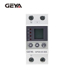 GEYA Over Current Protect Over&Under Voltage Metering Protect Device 40/63A 220V