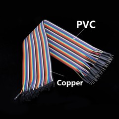 40P Dupont Jump Wire M-F / M-M / F-F Jumper Breadboard Cable Lead 10cm/21cm/30cm