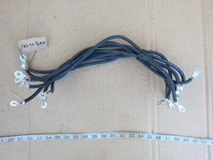 6″ 20″ 30″ AWG #6 Copper Wire w Lug, Used