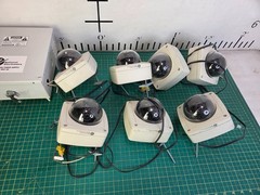 National Electronics Cameras NL-CSD 1482 & 1480 x 7 Units + Control Box