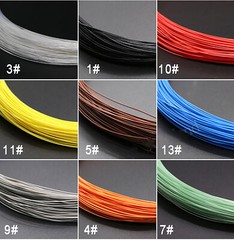 30AWG Ø0.68mm Silver Plated Copper Polytetrafluoro PTFE Wire Stranded Cable