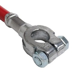 25-30cm 12V Battery Bridge Connector Cables 35mm² 240A With 2 Lead Terminal Ends