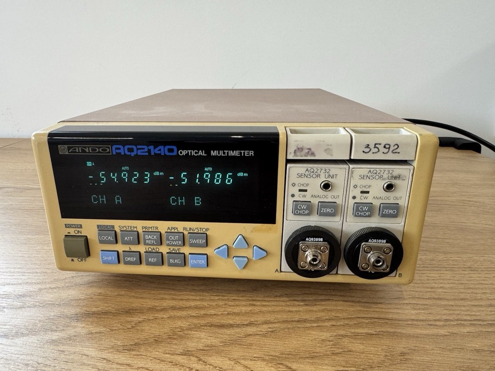 Ando (Yokogawa) AQ2140 Optical Multimeter *Tested Good* 70–1700nm -73 to +10dBm