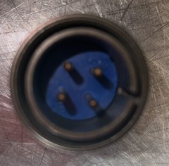 Amphenol Industrial 20-4P 4-257 Circular Connector Plug. NOS-SURPLUS