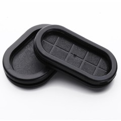 Oval Rubber Grommet Firewall Hole Electrical Wiring Gasket Cable Closed Blind