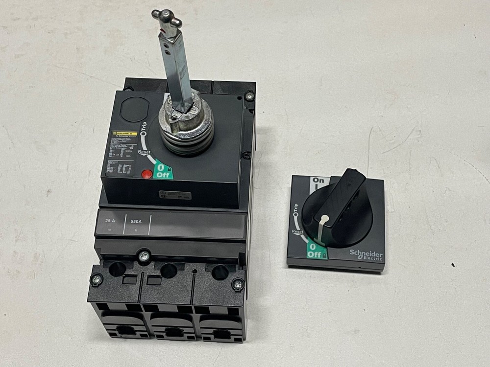 Square D HLL36025LV Circuit Breaker Powerpact 25-Amp 600-VAC With Handle