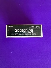 3M SCOTCH 24 ELECTRICAL SHIELDING TAPE 1 INCH x 15 FOOT TINNED COPPER WIRE BRAID