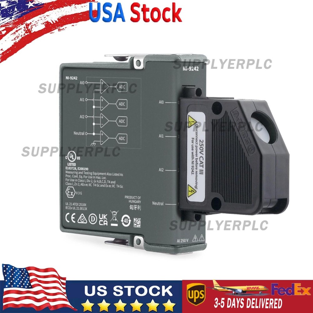 NEW National Instruments NI 9242 NI-9242 4-Ch Analog Input Module