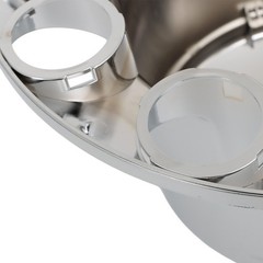 Chrome Rear Wheel Axle Hub Cover Kit Semi ABS 33mm Nut Covers Plastic Set of 4