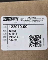 DWYER 12AD0 / 12AD0 Brand New Prox Switch. Factory New Illinois Stock