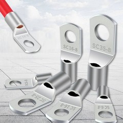 SC Type Terminal Socket Tin-Plated Copper Wire Connection Terminals Block End