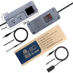 Temperature and Humidity Controller ITC-608T Pre-Wired Dual Stage Thermostat …