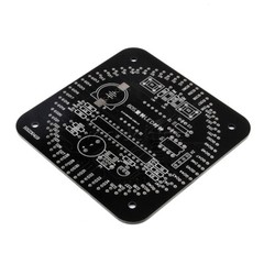 DIY Rotating LED Alarm Electronic Digital Clock Kit Learning Board 5V DS1302