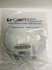 L-COM INC, CA-NMNMA004, PIGTAIL TYPE N-MALE TO N-MALE 4′ 195-SERIES