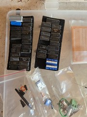 Electronics Kit Various Chips Assorted Resisters Etc