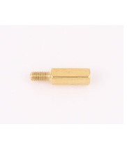 100Pcs M3 Male to Female 11mm+6mm Screw Threaded Brass Hex Standoff Spacer