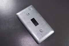 Lot of 2 2594 Appleton Electric Handy Box Cover 4 x 2-1/8 One Switch 865 58C30