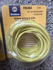 NAPA Belden Primary Wire 16 GA Brown 35′, 18 GA Yellow 45′, 16 GA Pink 35′ NEW
