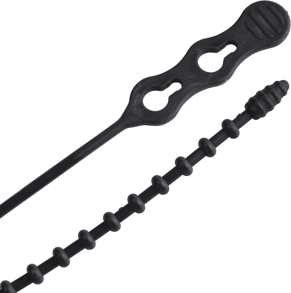 Gardner Bender 45-8BEADBK Beaded Cable Tie, 8 Inch