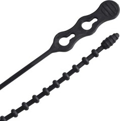 Gardner Bender 45-8BEADBK Beaded Cable Tie, 8 Inch