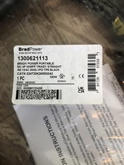 Woodhead BradPower Cordset 12/4 AWG 4-Pole Male to Female 13006211133
