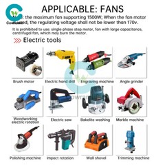 220V 4000W Adjustable Voltage Regulator Dimming SCR Temperature Speed Controller