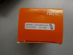 NCC T3K-00060-462 Time Delay Relay on Break Relay. Range: 0.6-60 sec.  24 VDC
