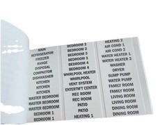 IDEAL Buchanan Wire Marker Booklet 775154 – Household Electrical Panel Labels