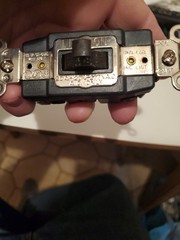 Leviton 1286‑BR 20A 120/277V Double Pole Double Throw Maintained Toggle