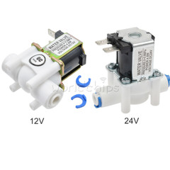 DC12V 24V 1/4 ” NC Electric Solenoid Valve Magnetic Water Air Inlet Flow Switch