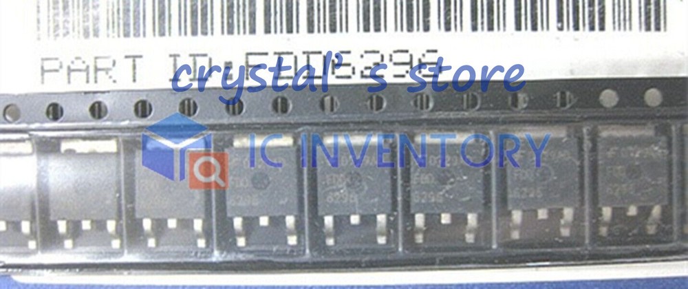 10PCS FDD6296 MOSFET N-CH 30V 15A D-PAK Fairchild