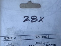 F4P F4PPT-SD12G 6″ 12 AWG Solid Grounding Pigtail (Lot of 28)
