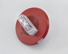 Eaton E90-24MCC-FR Series E90-24MCC Red Fire Alarm Wheelock Speaker Strobe – …