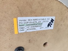 Sea Wire & Cable 500FT Allied Wire & Cable 1/2″ Tubular Bradid AA59569R34T0500