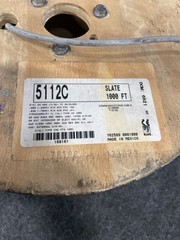 ALPHAWIRE 5112C Communication/Control Cable Gray 1000Ft, 24Awg, 2C, Copper*