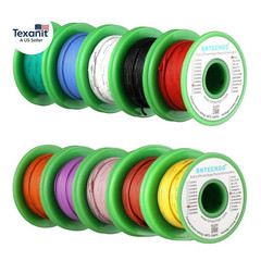 26 Gauge Silicone Wire Kit 10 Color Each 30 Ft Flexible 26 AWG Stranded Tinned C