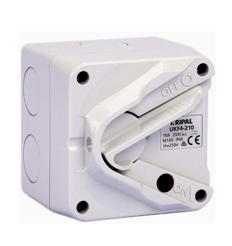 1PC NEW UKF4-210A Disconnect Switch 250V Load Switch IP66 UKF4-2P10A