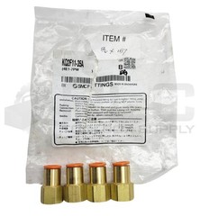 NEW LOT OF 4 SMC KQ2F11-35A PUSH FIT ADAPTER FITTING 3/8
