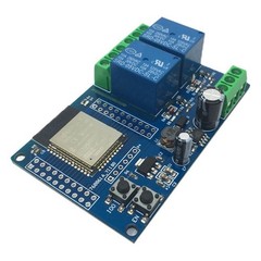 WROOM-32E Board Dual WiFi Relay Two Independent Channels Supports DC Up To 30V