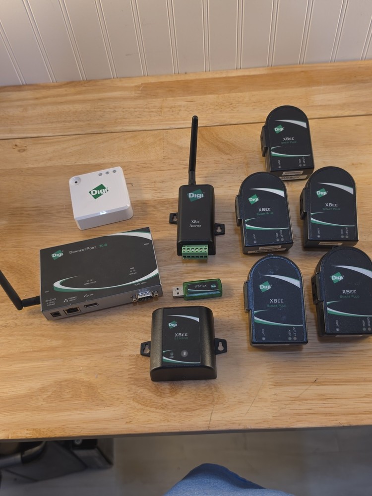 (Lot of 10) XBee Smart Plugs, Adapter, Sensor, Connect Port And Etc