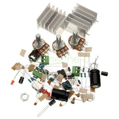 AC 12V Two 2.0-Channel 15W +15W TDA2030A hifi Stereo Amplifier AMP Board Kit