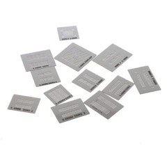 13pcs Universal Stencil Template BGA Reballing Holder Jig For DDR1 DDR2 DDR3