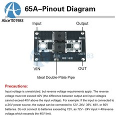 40A 65A 100A No Voltage Limit Anti Backflow Ideal Diode Module fr Solar Charging