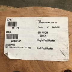 GRAYBAR 200ft THHN Building Wire 4/0 AWG Stranded Copper Conductor Green**