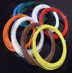 Black 200°C High temp PTFE Silver Plated Copper Wire Earphone Cable 9-30AWG