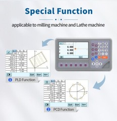 2 Axis 3 Axis Digital Readout Display DRO Linear Scale Encoder 5um Mill Lathe