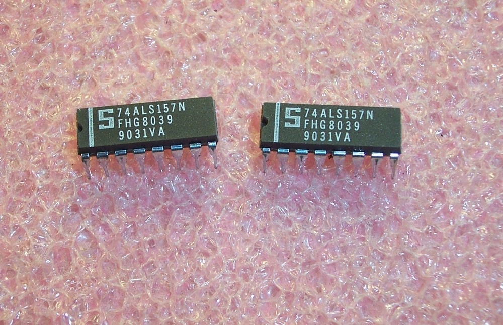 QTY (25) 74ALS157N SIGNETICS 16 PIN DIP PACKAGE MULTIPLEXER 74ALS157 NOS 1 TUBE