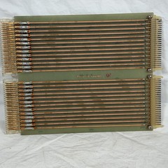 Vintage FUBA PH-41: 6 A 51 Connector Board, Industrial Gold Plated Bus Bar 1011