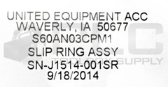 NEW UNITED EQUIPMENT S60AN03CPM1 SLIP RING ASSEMBLY