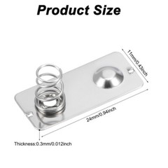 20Pack AA Battery Conversion Spring Contact Plate – Positive to Negative